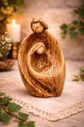 Olive Wood Nativity Figurine – Holy Family – Simple & Timeless