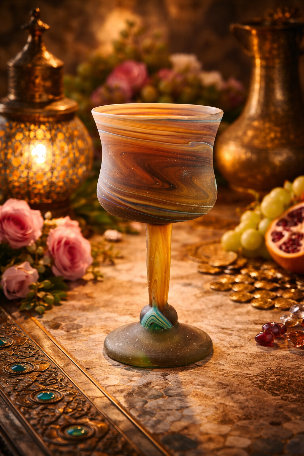 Traditional Petra Swirl Wine Glass