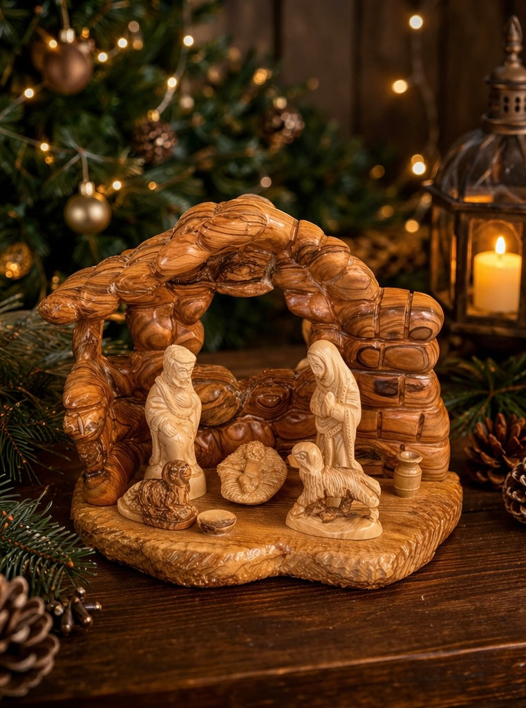 A Timeless Christmas Treasure
Handcrafted Nativity