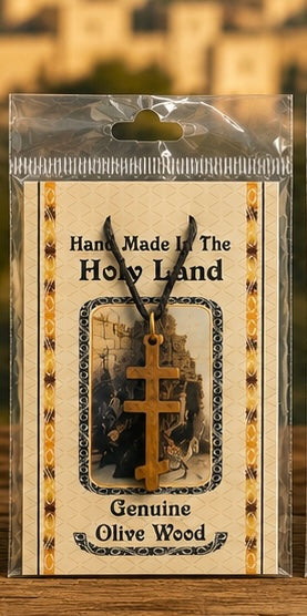Holy Land Olive Wood Pendant Collection – Handmade in Bethlehem & Jerusalem