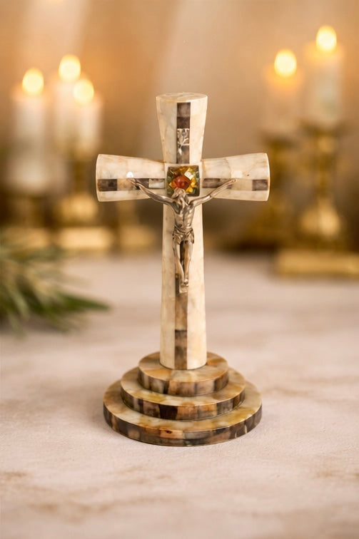 Mother of Pearl Crucifix