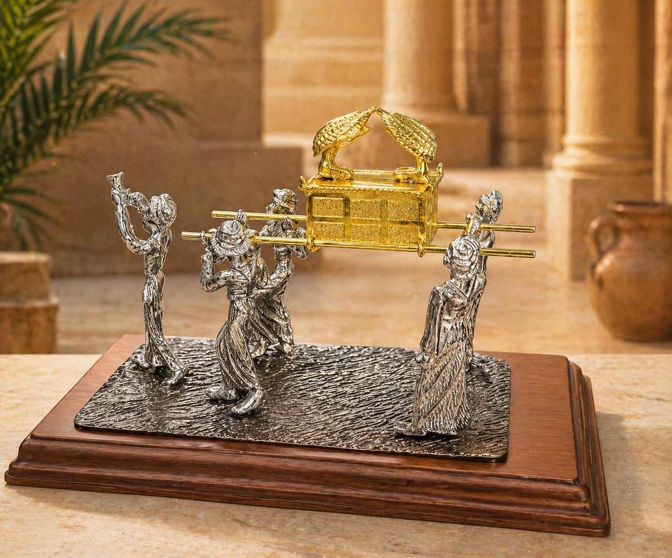 Ark of the Covenant Procession Figurine