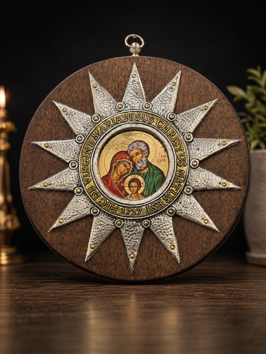 Holy Family Star Medallion