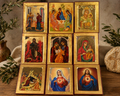 Holy Land Sacred Icon Collection – Handcrafted Byzantine Style