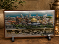 Jerusalem Skyline Metal Relief – Dome of the Rock Panoramic Wall Art