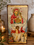 Theotokos and the Resurrection Icon – Mother of God & Risen Christ