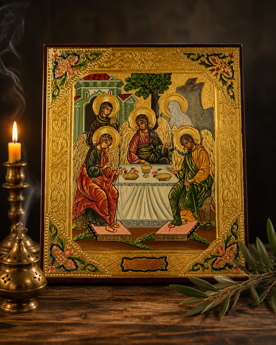 The Holy Trinity (Hospitality of Abraham Icon)