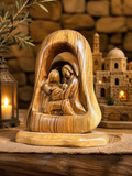 Nativity Sculpture — Holy Family in the Cave