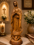 Our Lady of Guadalupe Olive Wood Statue