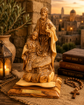 Holy Family Nativity Olive Wood Sculpture