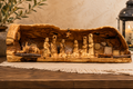 Large Olive Wood Nativity Scene with the Three Wise Men