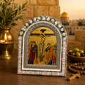 Mother of Pearl Crucifixion Icon