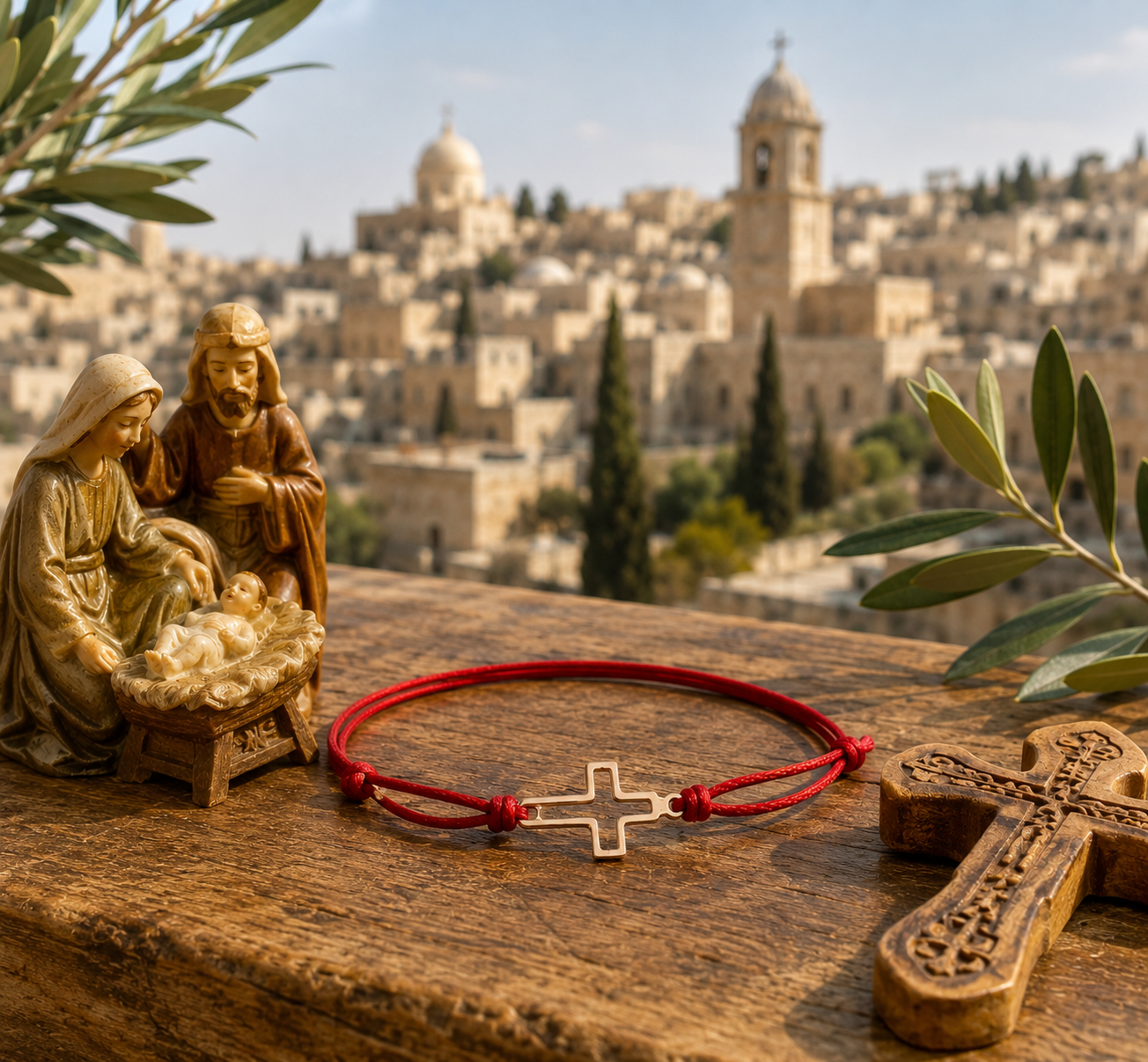 Minimalist Cross Bracelet
