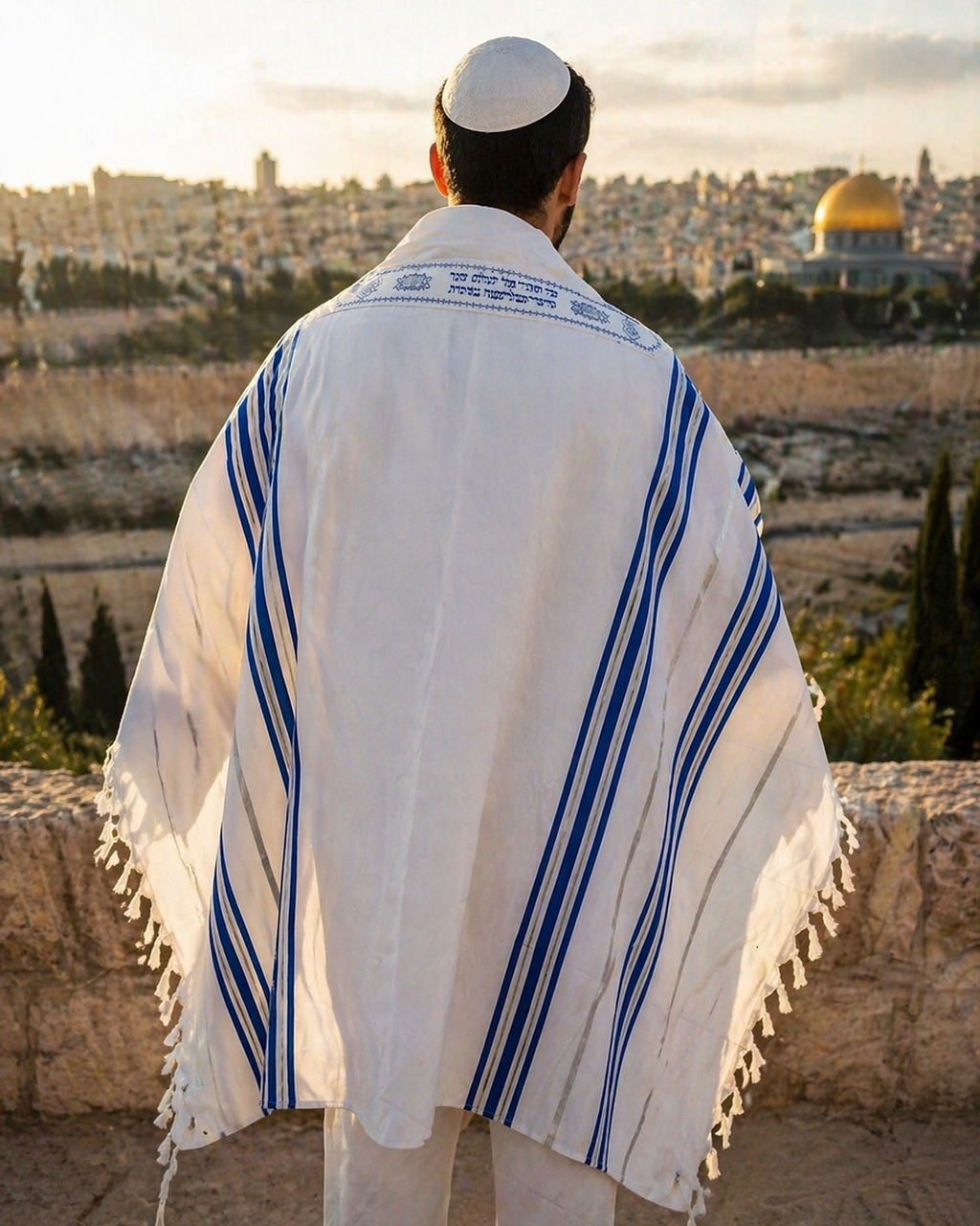 Holy Land Tallit Prayer Shawl