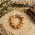 Olive Wood Finger Rosary
