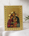 Holy Family Icon Plaque