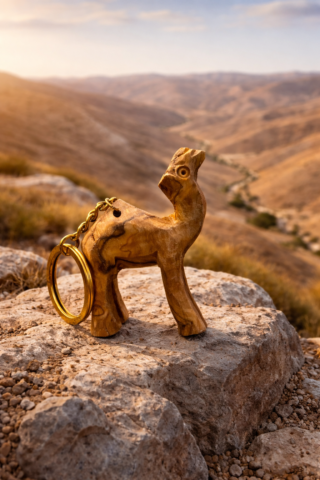 Olive Wood Camel – Handcrafted in the Holy Land